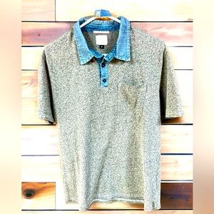 Apolis Global Citizen Marled Brown Polo  Men’s Sz. M Cotton.No further discounts